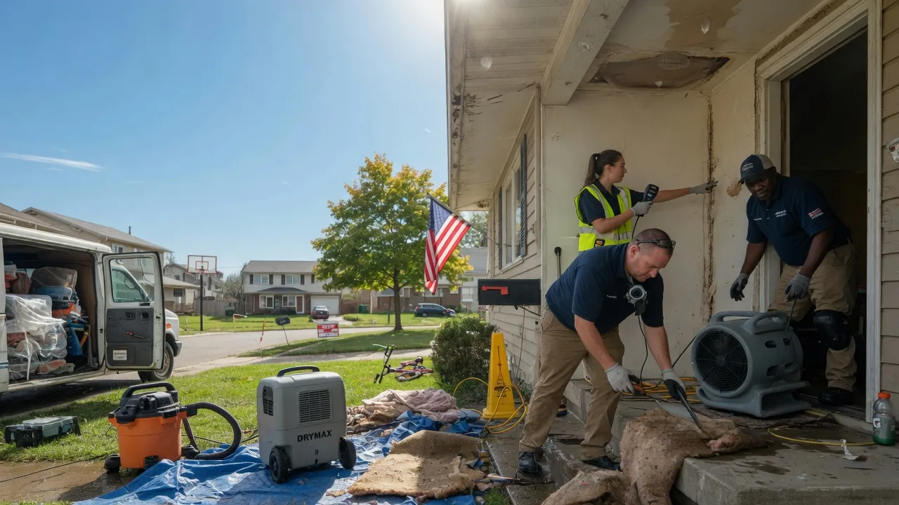 Water Damage Restoration in Normal, IL near me